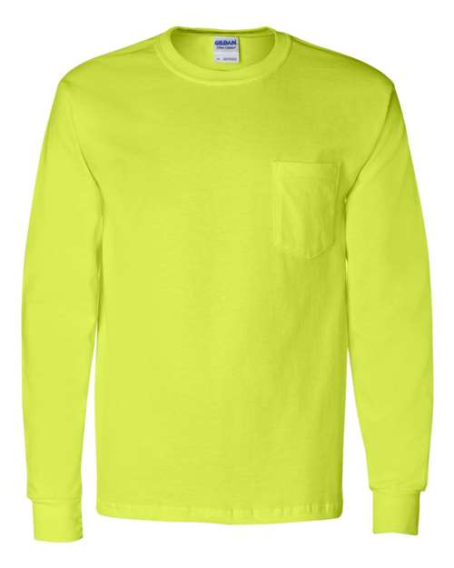 Ultra Cotton® Long Sleeve Pocket T-Shirt