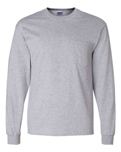 Ultra Cotton® Long Sleeve Pocket T-Shirt