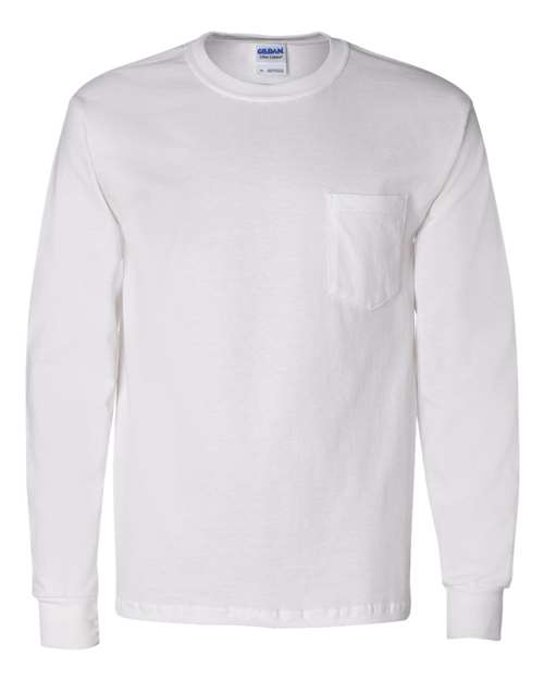 Ultra Cotton® Long Sleeve Pocket T-Shirt