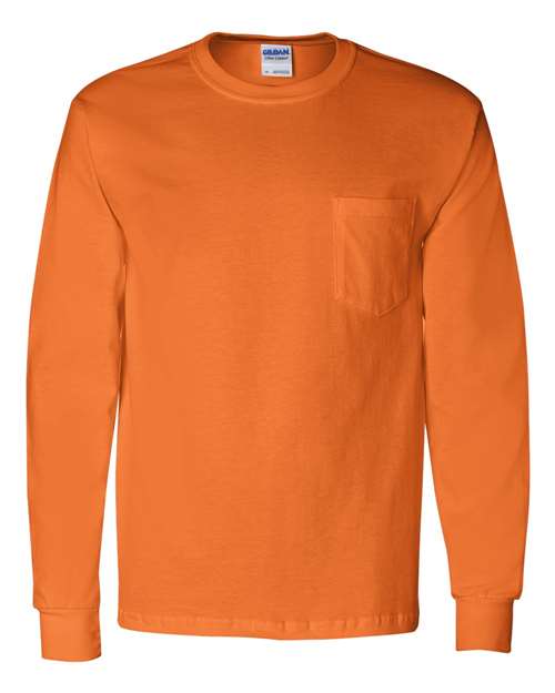 Ultra Cotton® Long Sleeve Pocket T-Shirt