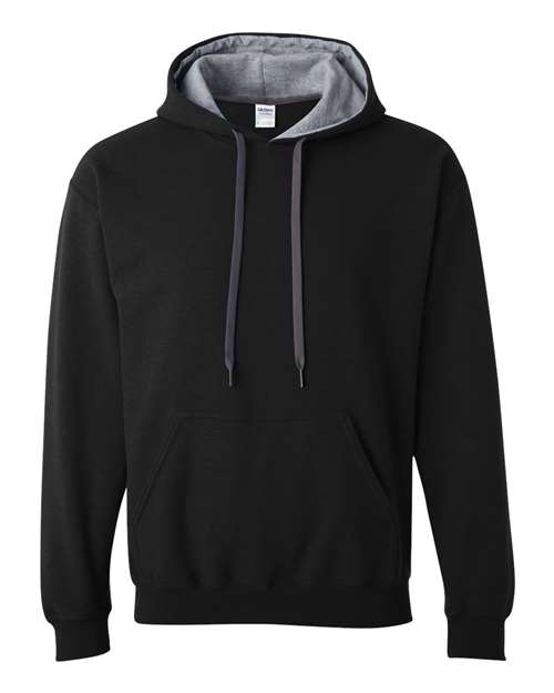 Heavy Blend™ Contrast-Color Hooded Sweatshirt