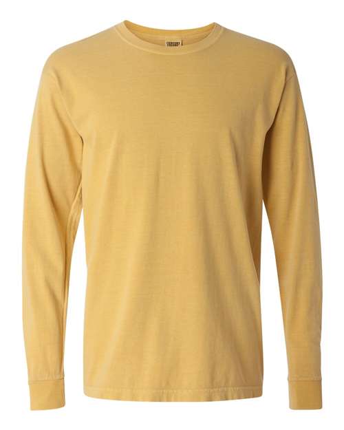 Garment-Dyed Heavyweight Long Sleeve T-Shirt