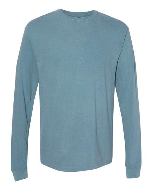 Garment-Dyed Heavyweight Long Sleeve T-Shirt