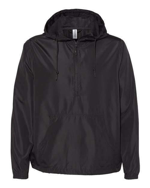 Lightweight Quarter-Zip Windbreaker Pullover Jacket