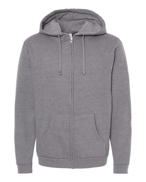 Unisex Zipper Fleece Hoodie