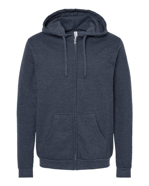 Unisex Zipper Fleece Hoodie