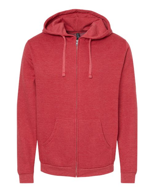 Unisex Zipper Fleece Hoodie