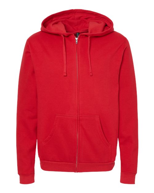 Unisex Zipper Fleece Hoodie