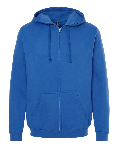 Unisex Zipper Fleece Hoodie