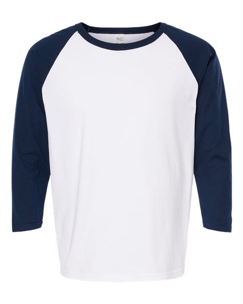 Raglan Three-Quarter Sleeve Baseball T-Shirt