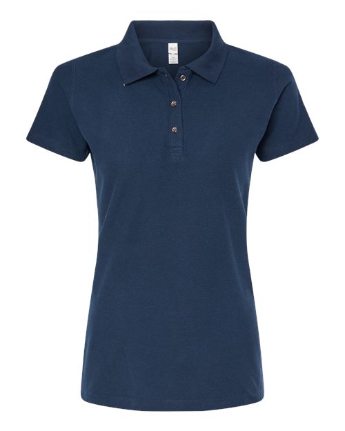 Women's Ringspun Pique Polo