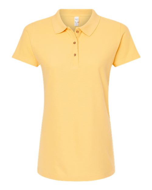 Women's Ringspun Pique Polo