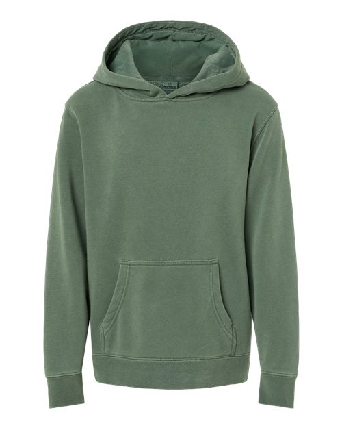 Youth Midweight Pigment-Dyed Hooded Sweatshirt